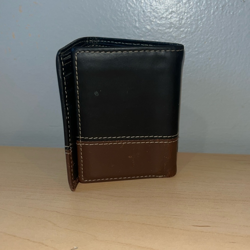 HP Timberland 3 Fold Men Brown Leather Wallet